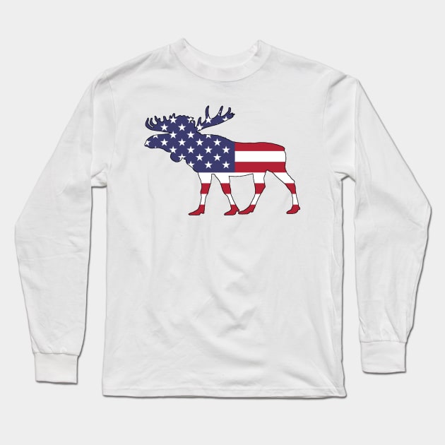 Moose Long Sleeve T-Shirt by MordaxFurittus